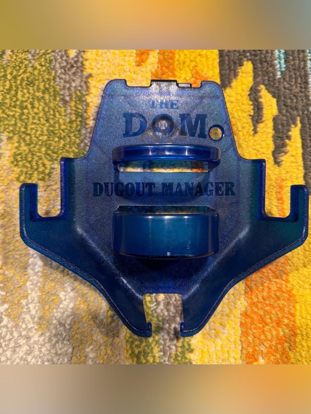 Dugout Manager - Blue Baseball Bat Organizer